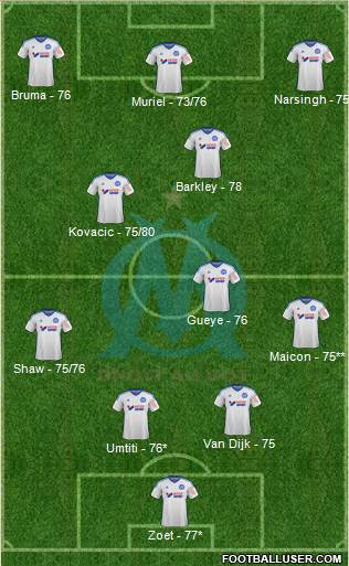 Olympique de Marseille Formation 2014