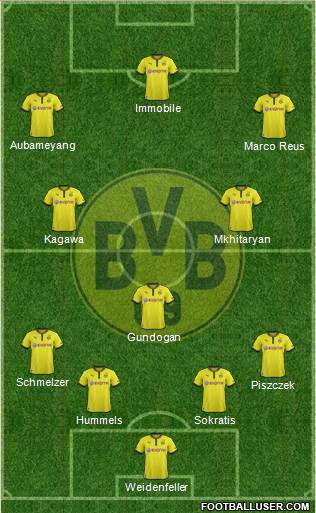 Borussia Dortmund Formation 2014