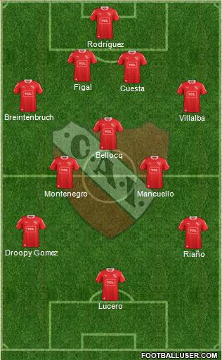 Independiente Formation 2014