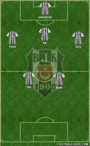 Besiktas JK Formation 2014