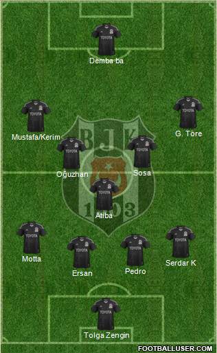 Besiktas JK Formation 2014