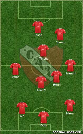 Independiente Formation 2014