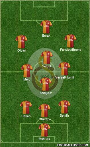 Galatasaray SK Formation 2014