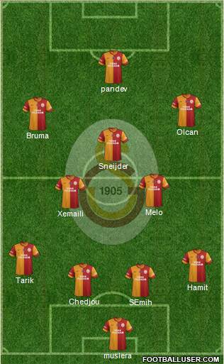 Galatasaray SK Formation 2014