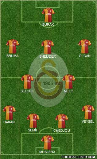 Galatasaray SK Formation 2014