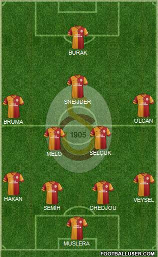 Galatasaray SK Formation 2014