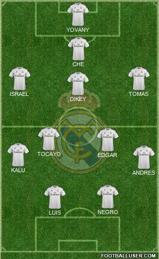 Real Madrid C.F. Formation 2014