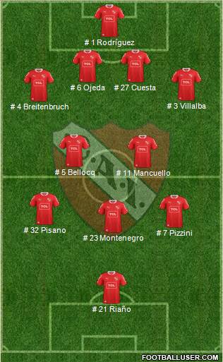Independiente Formation 2014