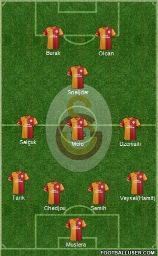 Galatasaray SK Formation 2014