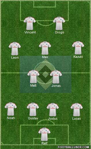 Hamburger SV Formation 2014