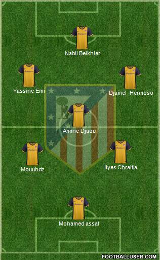 Atlético Madrid B Formation 2014