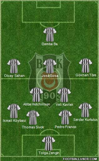 Besiktas JK Formation 2014