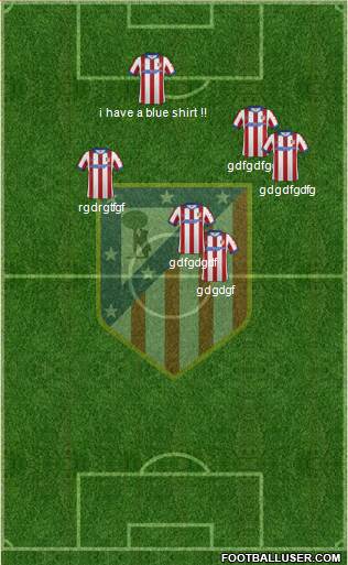 C. Atlético Madrid S.A.D. Formation 2014