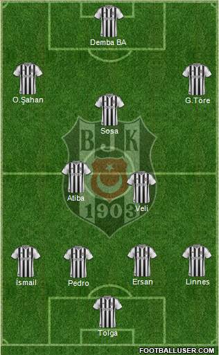 Besiktas JK Formation 2014