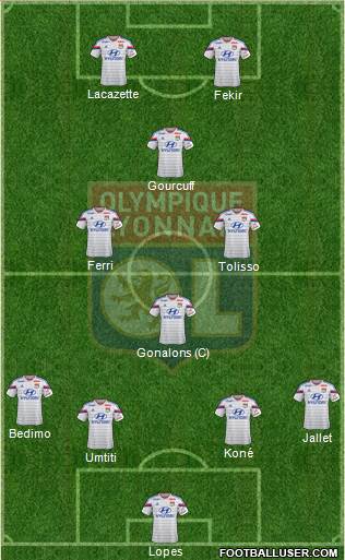 Olympique Lyonnais Formation 2014