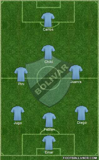 C Bolívar football formation