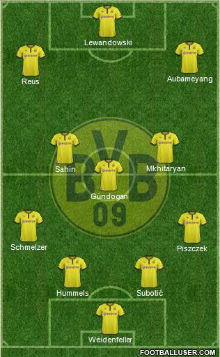 Borussia Dortmund Formation 2014