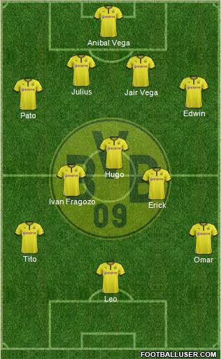 Borussia Dortmund Formation 2014