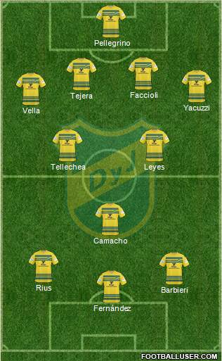 Defensa y Justicia Formation 2014