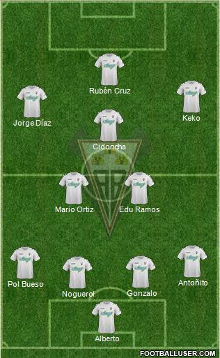 Albacete B., S.A.D. Formation 2014