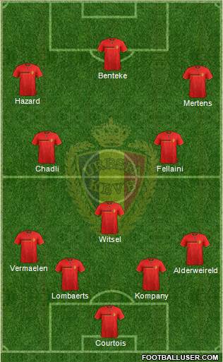 Belgium Formation 2014