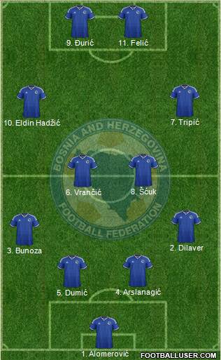 Bosnia and Herzegovina Formation 2014