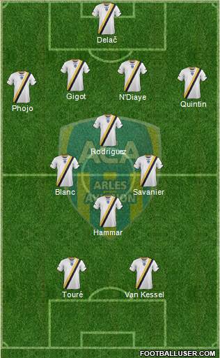 Athlétic Club Arles-Avignon football formation