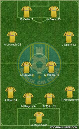 NK Celje Formation 2014