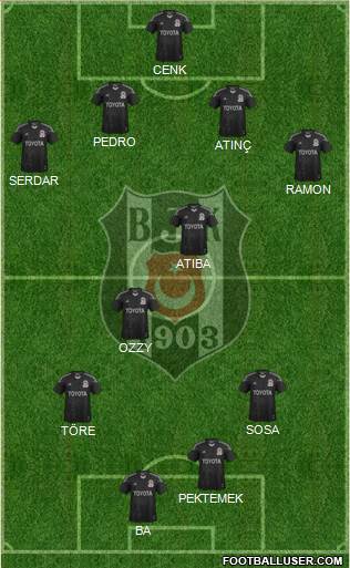 Besiktas JK Formation 2014