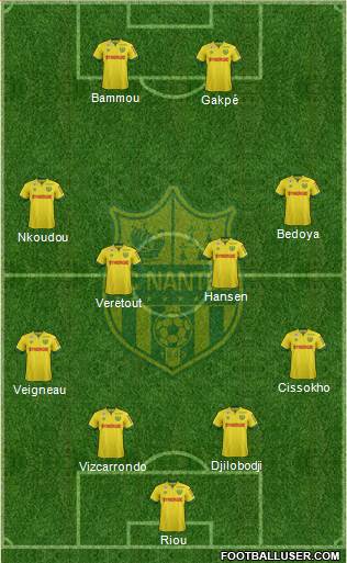 FC Nantes Formation 2014