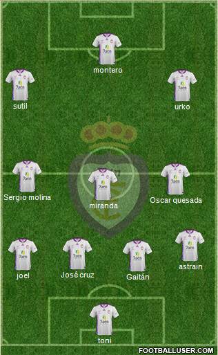 Real Jaén C.F. Formation 2014