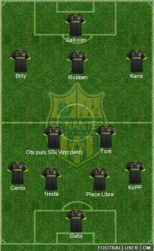 FC Nantes Formation 2014