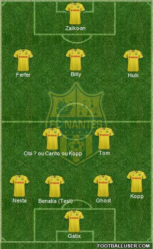 FC Nantes Formation 2014