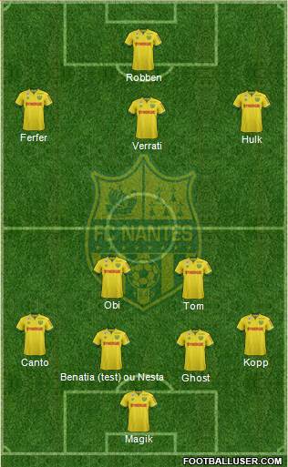 FC Nantes Formation 2014