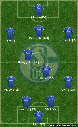 FC Schalke 04 Formation 2014