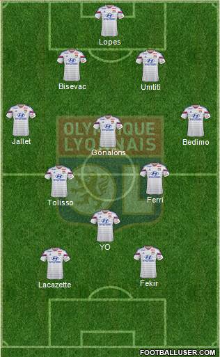 Olympique Lyonnais Formation 2014