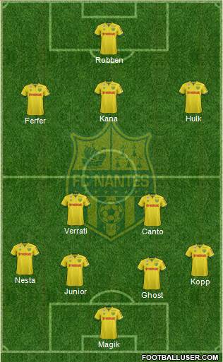 FC Nantes Formation 2014