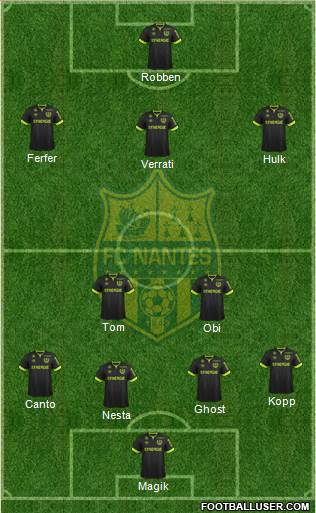 FC Nantes Formation 2014