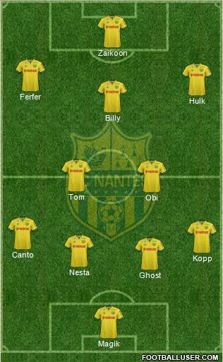 FC Nantes Formation 2014