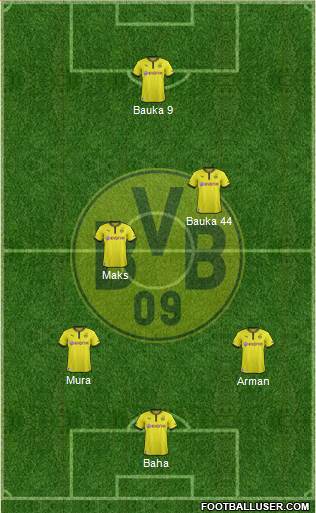 Borussia Dortmund Formation 2014