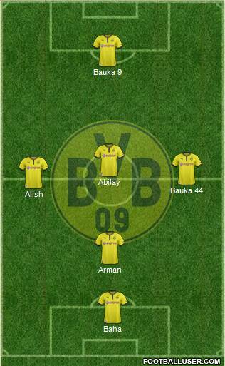 Borussia Dortmund Formation 2014