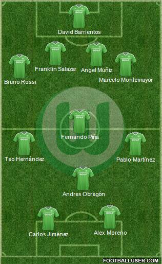 VfL Wolfsburg Formation 2014