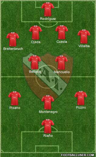 Independiente Formation 2014