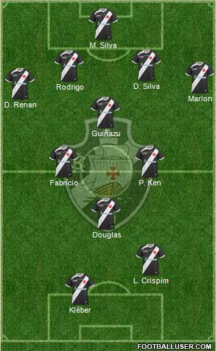 CR Vasco da Gama Formation 2014