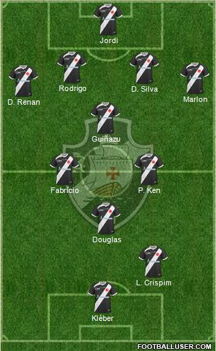 CR Vasco da Gama Formation 2014