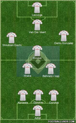 Hamburger SV Formation 2014