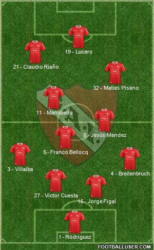 Independiente Formation 2014
