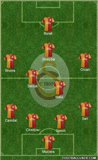 Galatasaray SK Formation 2014