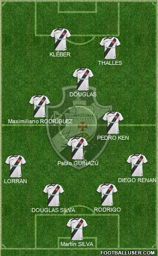 CR Vasco da Gama Formation 2014