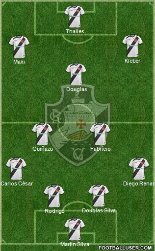 CR Vasco da Gama Formation 2014